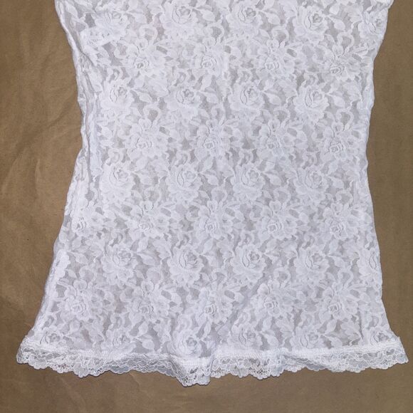 Hanky Panky Camisole White Lace Size Medium - Picture 5 of 9